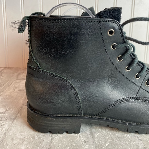 Cole Haan combat moto boots - Picture 2 of 14